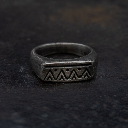 Anillo de Sello con Grecas